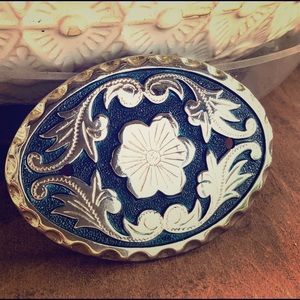 Beautiful Floral Antique Belt Buckles